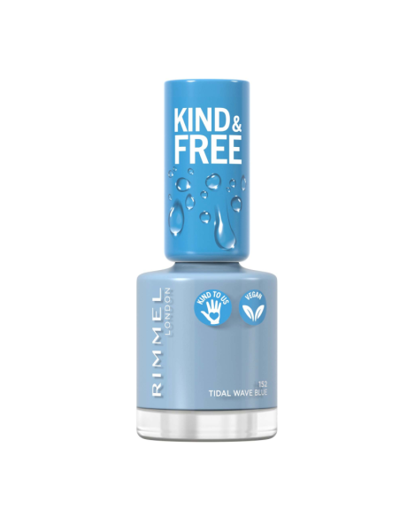 RIMMEL Kind & Free Lakier do Paznokci 152 Tidal Wave Blue