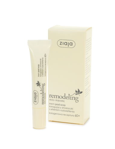 ZIAJA Remodeling 60+ Żel Liftingujący Hialuronowy Krem pod Oczy 30ml
