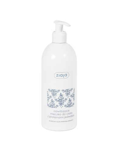 ZIAJA Mleczko Do Ciała Nawilżające z Proteinami Jedwabiu 500ml