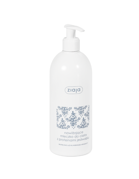 ZIAJA Mleczko Do Ciała Nawilżające z Proteinami Jedwabiu 500ml