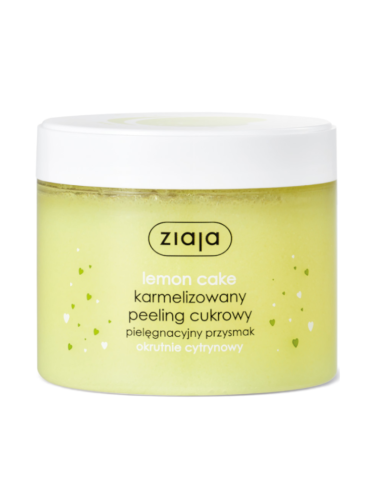 ZIAJA Lemon Cake Peeling Cukrowy Do Ciała 300ml