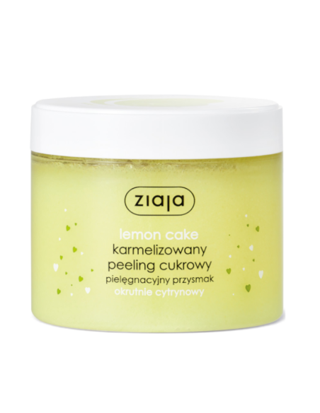 ZIAJA Lemon Cake Peeling Cukrowy Do Ciała 300ml
