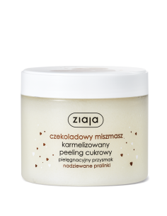 ZIAJA Czekoladowy Miszmasz Peeling Cukrowy Do Ciała 300ml