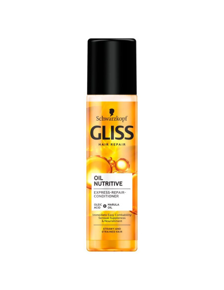 GLISS KUR Oil Nutritive Ekspresowa Odżywka Regeneracyjna do Włosów Przesuszonych i Nadwyrężonych 200ml