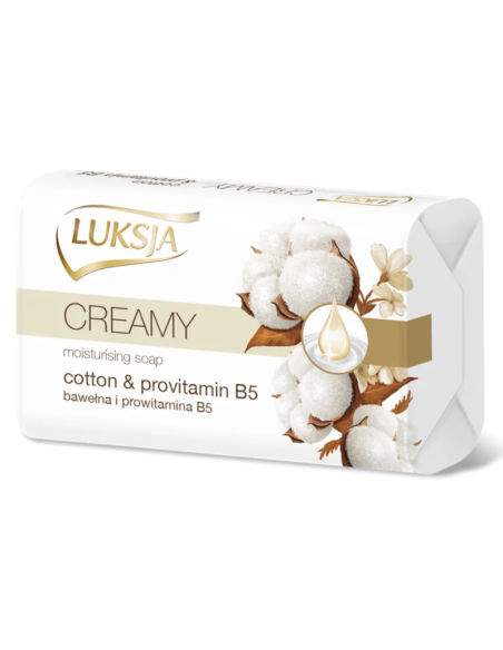 LUKSJA Creamy Mydło Bawełna Prowitamina B5 100g