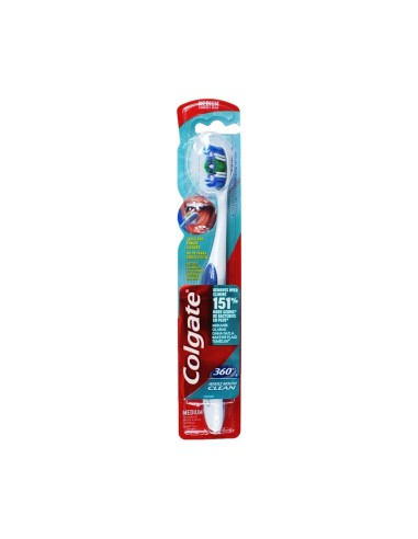 COLGATE Szczoteczka do Zębów 360 Charcoal Blue Medium Średnia