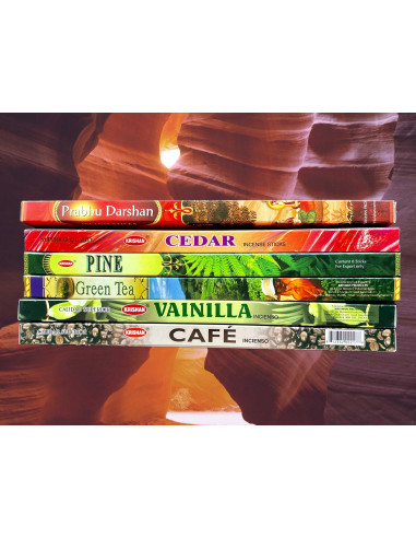 Kadzidełka zapachowe zestaw III. 46 szt