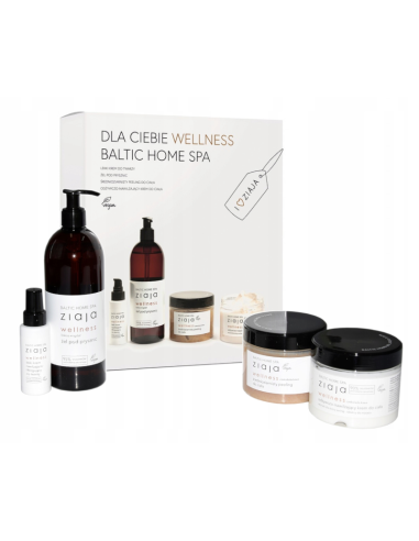 ZIAJA Świąteczny Zestaw WELLNESS Baltic Home Spa do Ciała i Twarzy 4w1 Wegański, Naturalny, Idealny na Prezent!