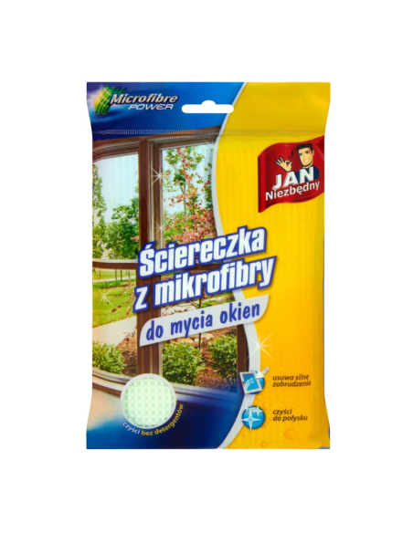 JAN NIEZBĘDNY Ściereczka z mikrofibry do Okien
