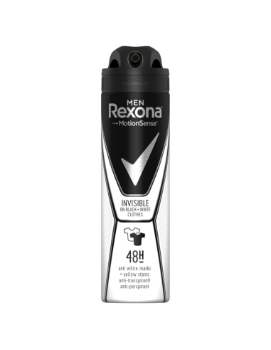 REXONA Men Antyperspirant Invisible Black&White 150ml