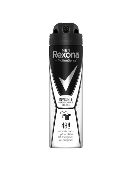 REXONA Men Antyperspirant Invisible Black&White 150ml