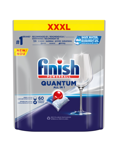 FINISH Quantum All in One Tabletki do Zmywarki 60 szt Regular