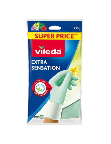 VILEDA Rękawice Extra Sensation rozmiar L