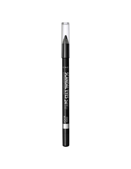 RIMMEL Kredka do oczu Scandal Eyes Czarna Wodoodporna