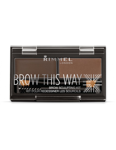 RIMMEL Brow This Way Paletka do Brwi 02 Medium