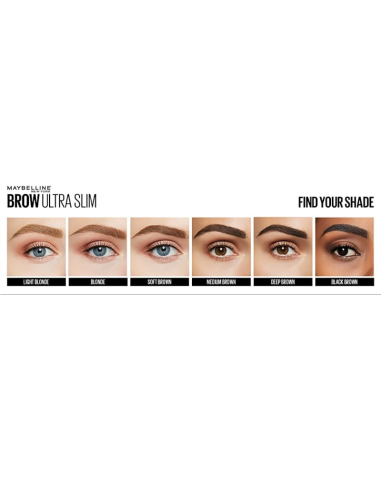 Maybelline Ultra Slim Kredka do Brwi 07 Black