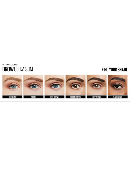 Maybelline Ultra Slim Kredka do Brwi 07 Black