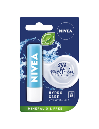 NIVEA Pomadka Ochronna Do Ust Hydro Care 4.8g