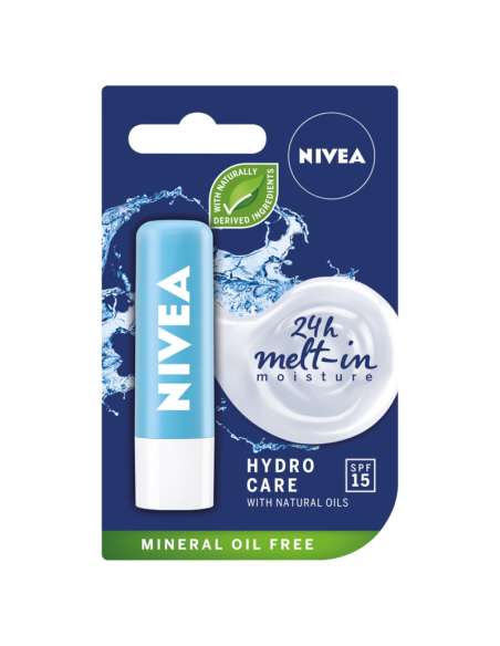 NIVEA Pomadka Ochronna Do Ust Hydro Care 4.8g