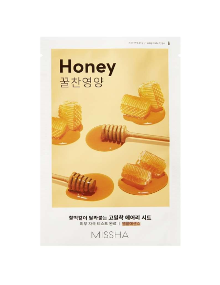 MISSHA Airy Fit Maseczka w Płachcie Honey Rozświetlająco-Odżywcza