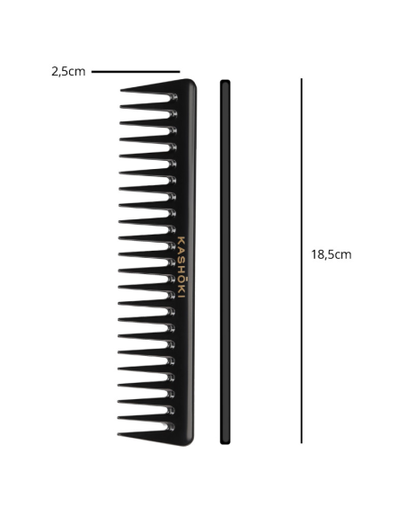 KASHOKI YOUKO Grzebień do Włosów Gęstych i Kręconych