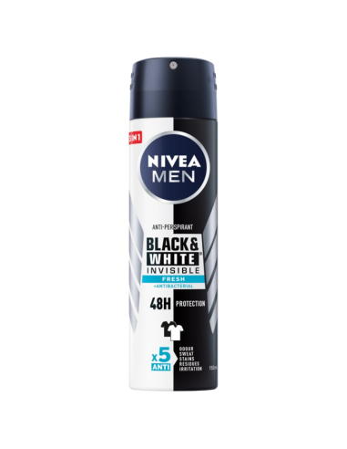 NIVEA Men Dezodorant Invisible Fresh Spray 150ml