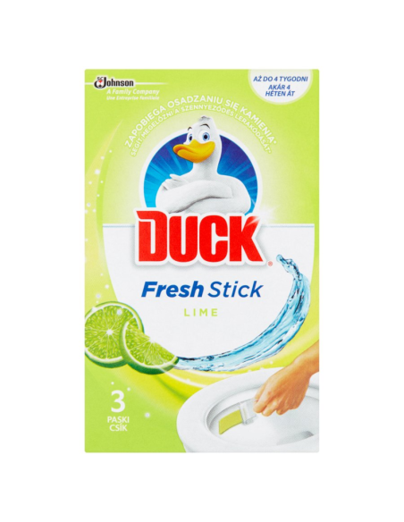 DUCK Fresh Stick Lime Żelowe Paski do Toalet 3 x 9g