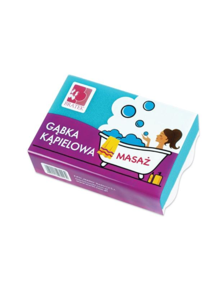 BRATEK Gąbka Kąpielowa do Masażu 1szt