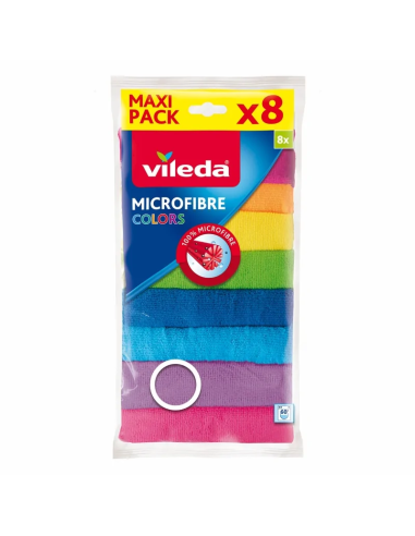 VILEDA Ściereczki Mikrofibra COLORS 8szt