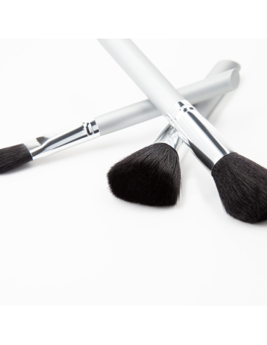 copy of MIMO набір з 12 пензлів для макіяжу, чорний і рожевий