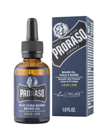 PRORASO Olejek do Brody Azur Lime Beard Oil 30ml