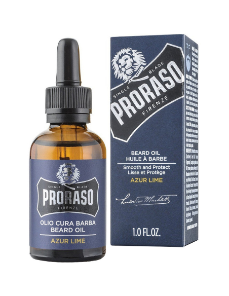 PRORASO Olejek do Brody Azur Lime Beard Oil 30ml