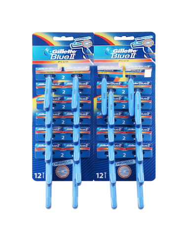 GILLETTE Blue II Plus Maszynki do Golenia 24szt