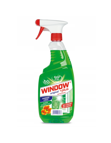 Window Plus Płyn do Mycia Szyb z Octem Spray 0.75l