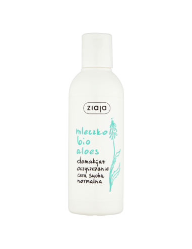 ZIAJA Mleczko do Demakijażu ALOES Cera Sucha Normalna 200ml