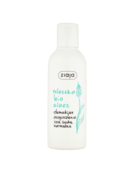 ZIAJA Mleczko do Demakijażu ALOES Cera Sucha Normalna 200ml