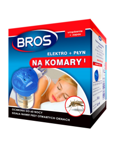 BROS Elektro Urządzenie + Płyn NA KOMARY 60 NOCY