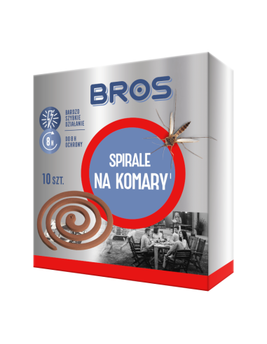 BROS Spirale na Komary 10szt