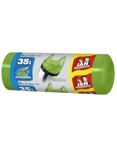 JAN NIEZBĘDNY Worki na śmieci 35l 30szt Zawiązywane