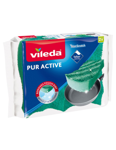VILEDA Zmywaki Gąbki Pure Active 2szt
