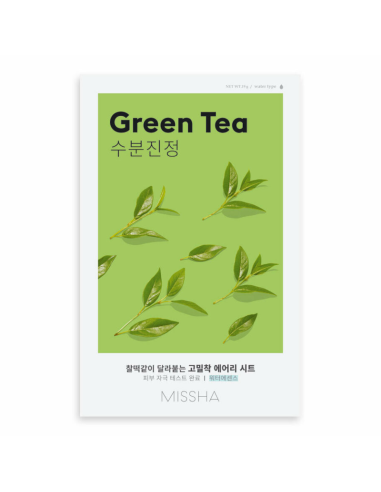 MISSHA Airy Fit Maseczka w Płachcie Green Tea Nawilżająca