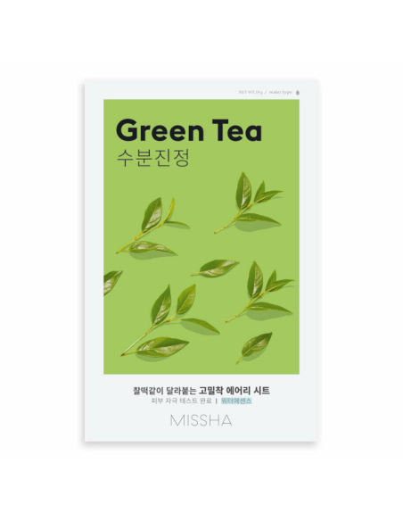MISSHA Airy Fit Maseczka w Płachcie Green Tea Nawilżająca