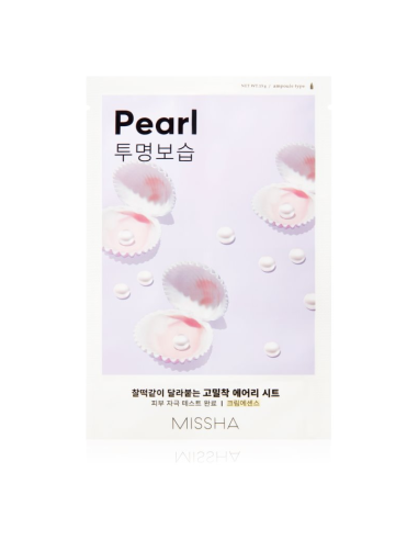 MISSHA Airy Fit Maseczka w Płachcie Pearl Rozświetlająca