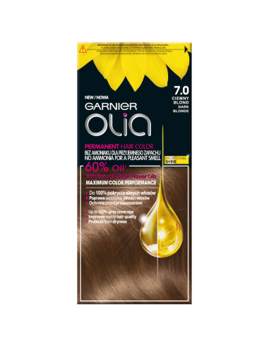 GARNIER Olia Farba do Włosów 7.0 Ciemny Blond