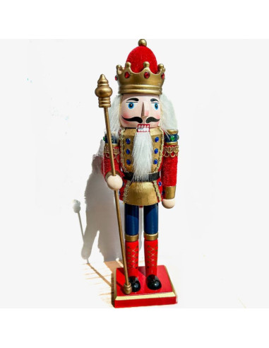 Dziadek do Orzechów Figurka Żołnierzyk na Święta 33 cm