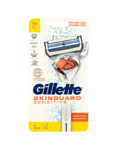 GILLETTE Skinguard Sensitive Maszynka + 2 wkłady