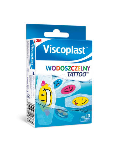 VISCOPLAST  Plastry Wodoszczelne Tattoo 10 szt
