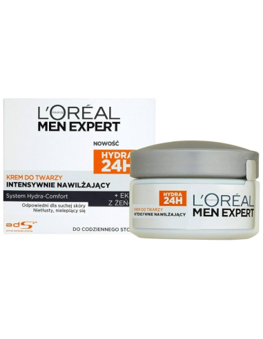 LOREAL Men Expert Hydra 24H Krem Intensywnie Nawilżający do Twarzy 50ml