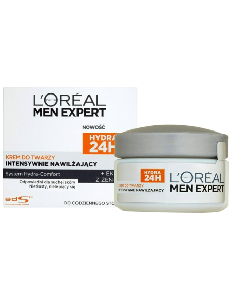 LOREAL Men Expert Hydra 24H Krem Intensywnie Nawilżający do Twarzy 50ml