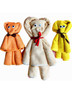 MISIE FIBRUSIE Zestaw Ściereczek 2+1 z Mikrofazy